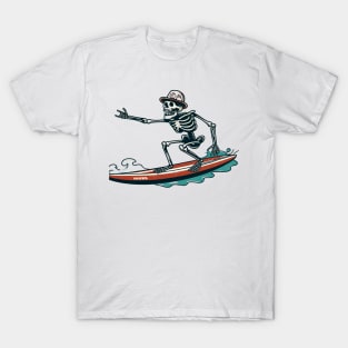 Surfing Skeleton T-Shirt